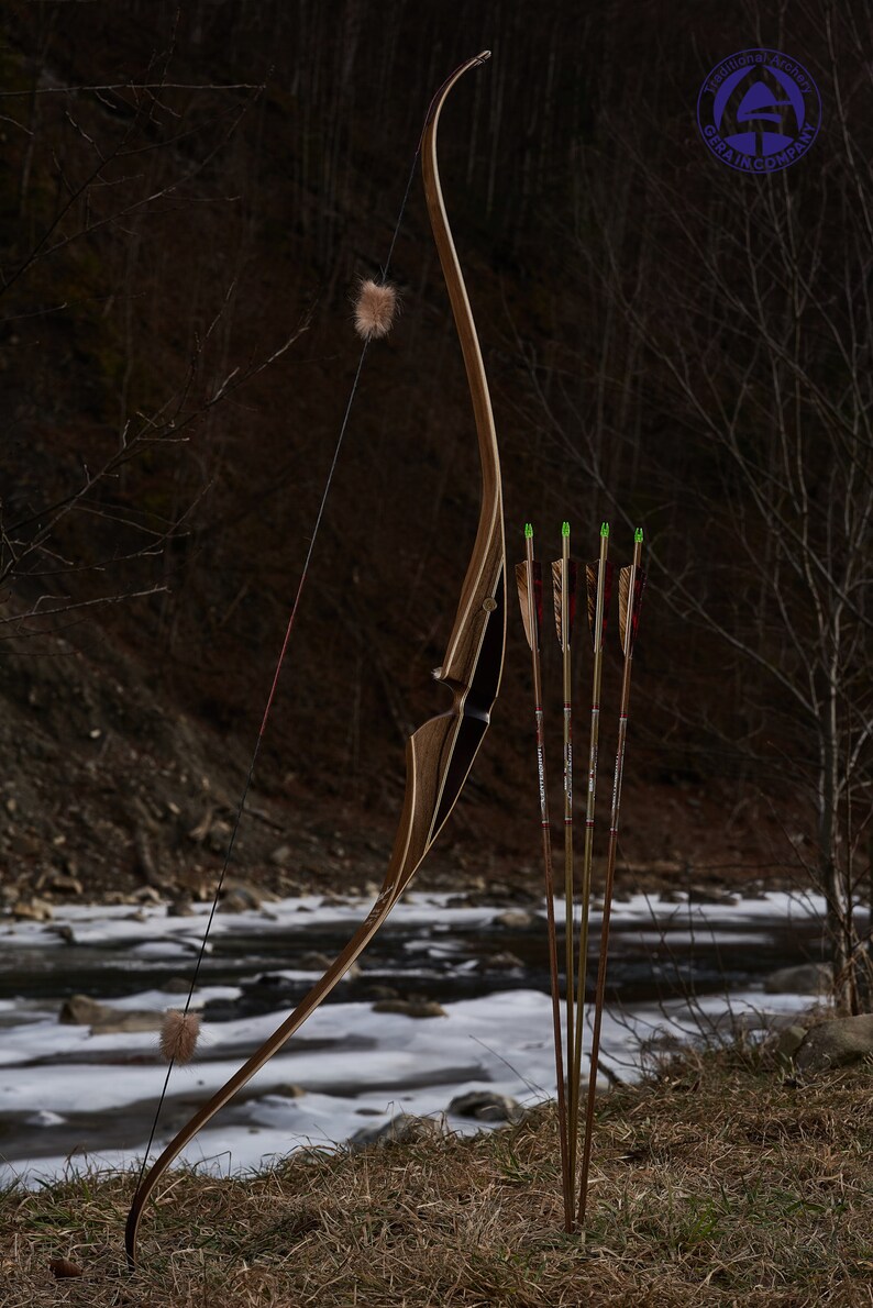 ELEPHANT DELUX Recurve Laminated 60 Bow Hunting Wooden Etsy