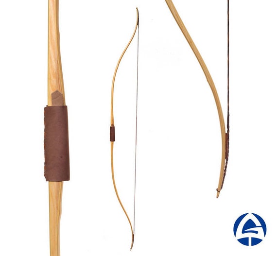 Arco Fatto A Mano 30-50 Libbre Arco Lungo Mongolo 54" Legno - Tradizionale Per Caccia E Pratica 30-50 Libbre Arco Caccia Legno Pero - Foto 10