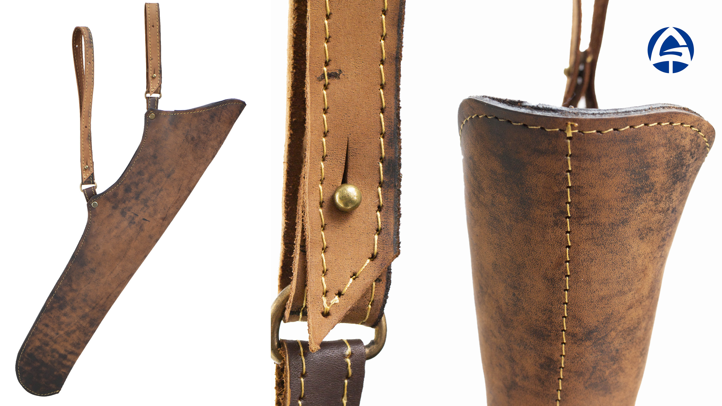 Leather Hip Quiver Two Sided / Big Archery Holster / Sport Etsy