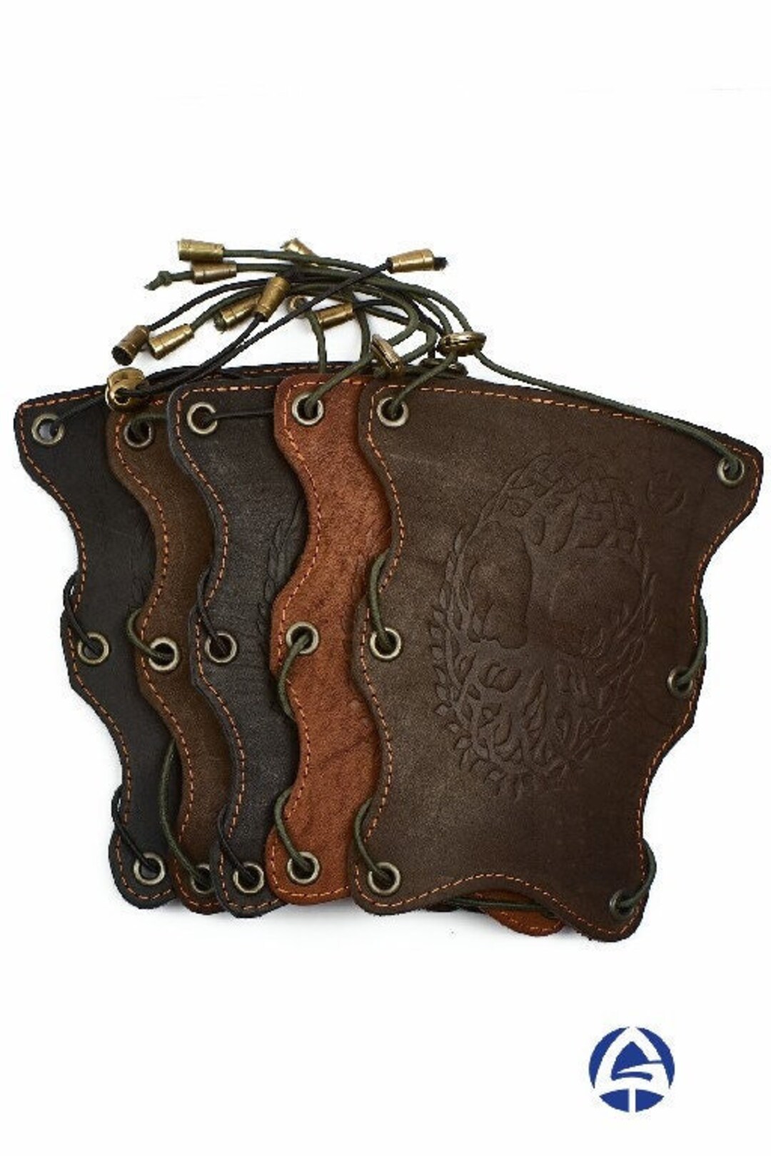 Archery Armguard Leather Armguard Embossed Arm Bracers Leather Archery