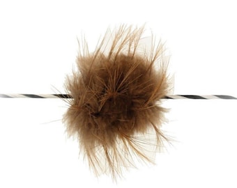 Bow String Fur Silencers Set Of 2 Pcs Bow String Vibration Reducers Bow String Vibration Mufflers Archery Accessories String Accessories