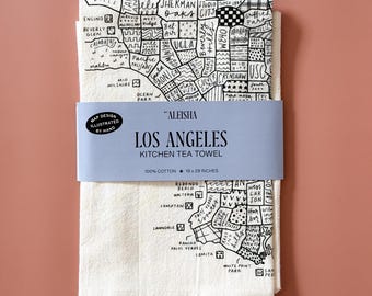 Los Angeles Tea Towel