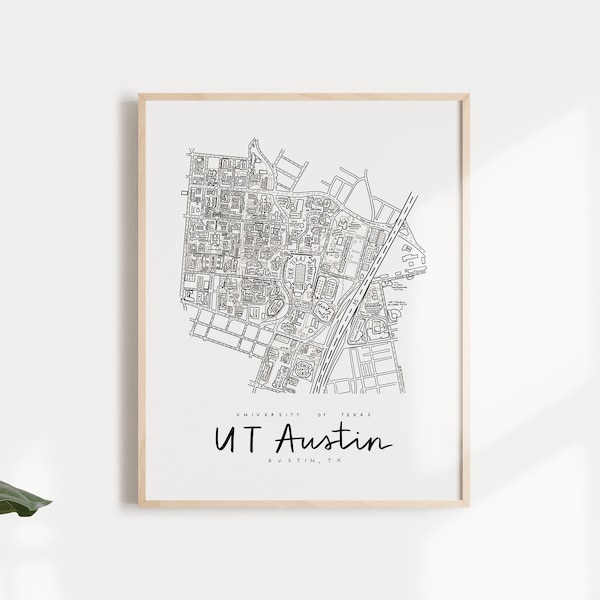 Austin Texas Print - Etsy