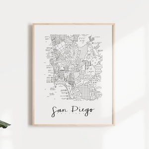 San Diego Map Print image 1