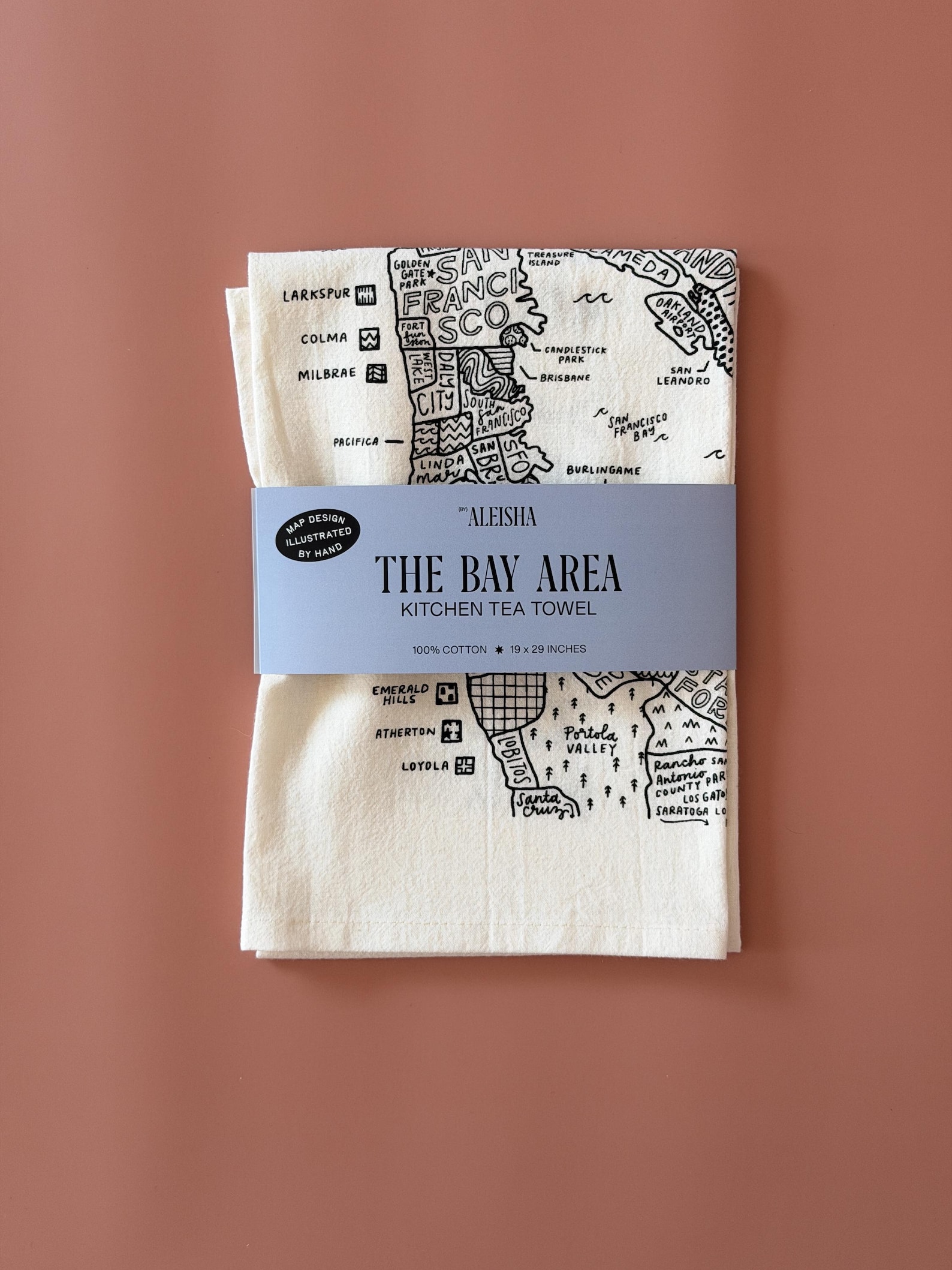 Bay Area Tea Towel
