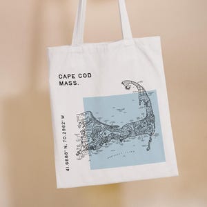 Cape Cod Map Tote