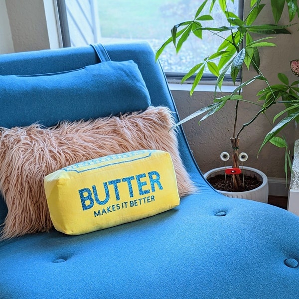 Yellow Throw Pillow Etsy