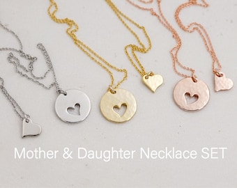 Mother and Daughter Necklace SETS,  For Mom and Daughter Birth Stones, Personalized Necklace, Mothers Day Gift Idea, Mother's day gift
