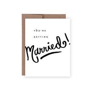 Vous vous mariez / Engagement, Proposition, Carte de célébration de mariage