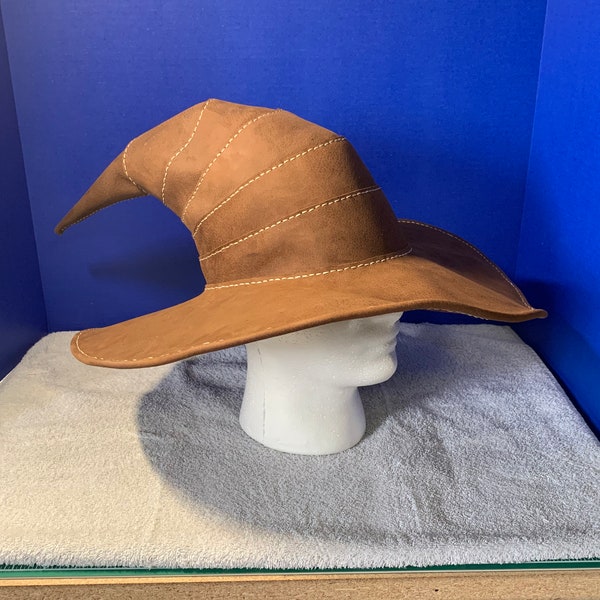 Leather Wizard/Witch Hat