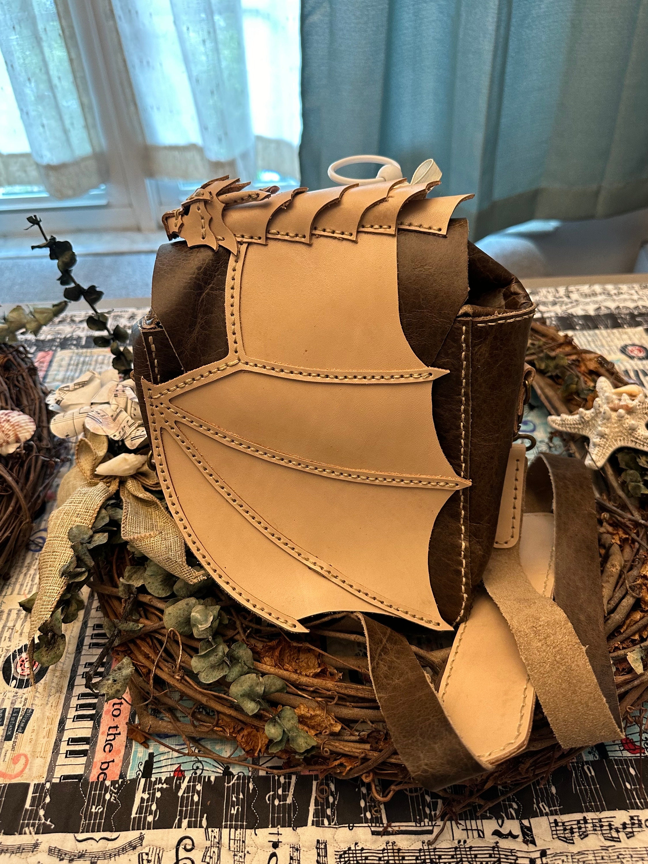 Dragon leather bag hot sale