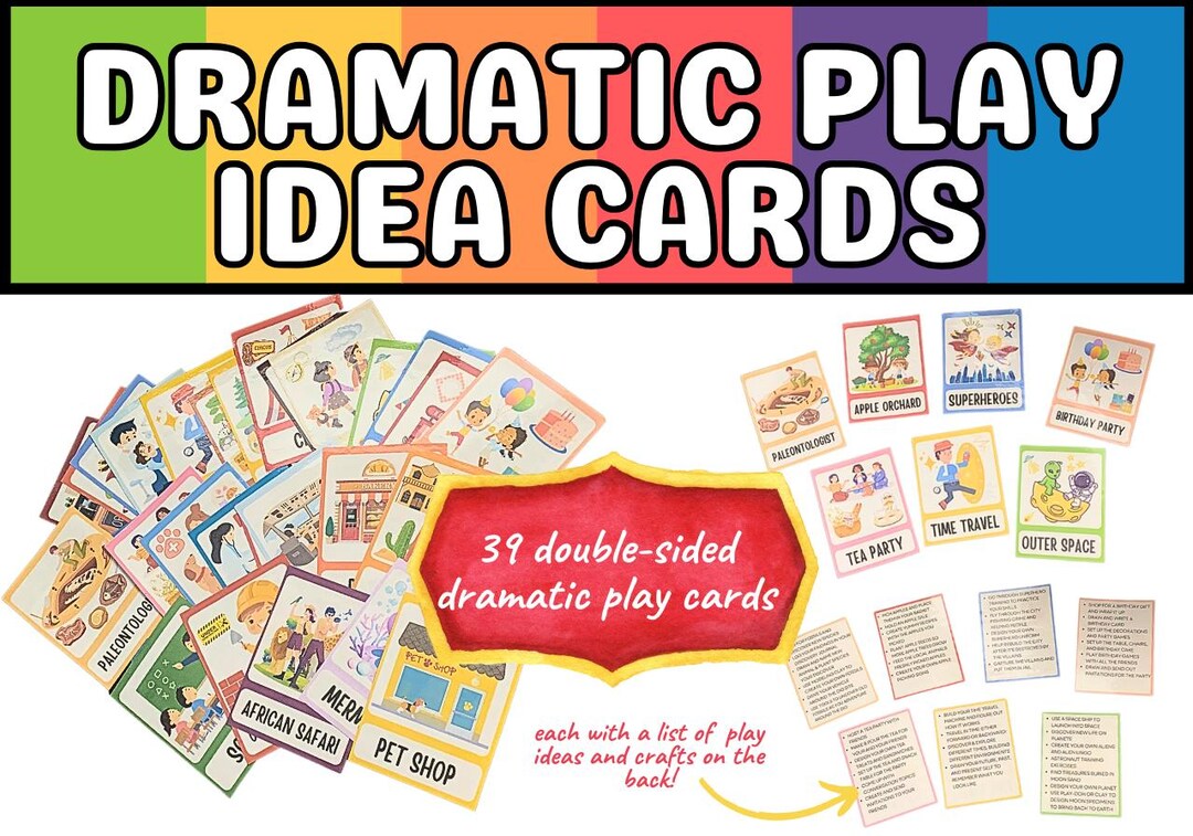 Dramatic Play Scheme Cards and Ideas - Etsy