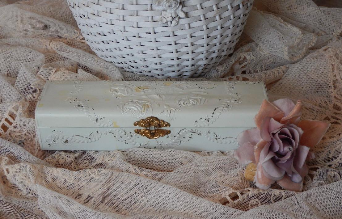 Antique Celluloid Box - Etsy