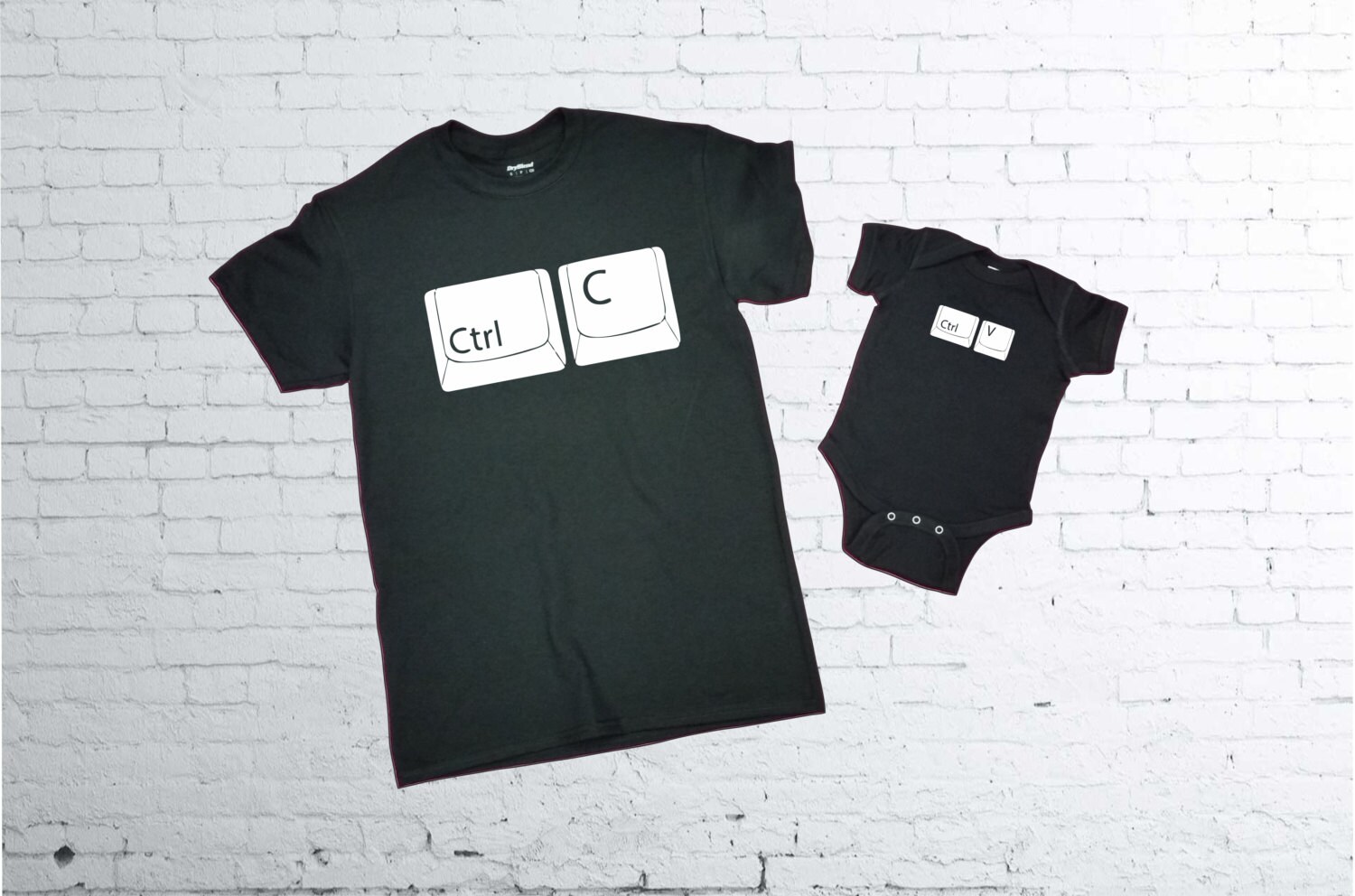Ctrl C Ctrl V Tshirt. Father and Son Tshirts. Father and Etsy