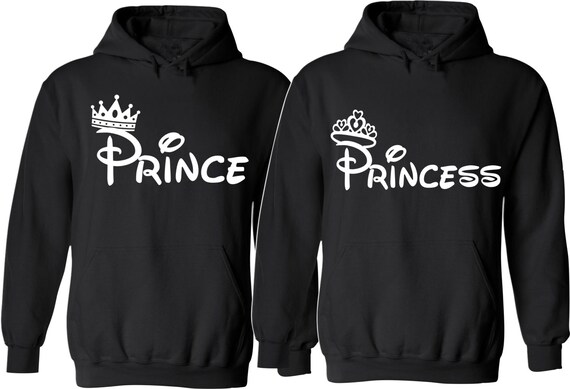 Couple Custom Made Hoodie Together Since Prince And Princess Matching Hooded 