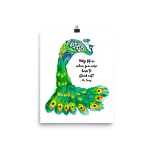 Peacock Print
