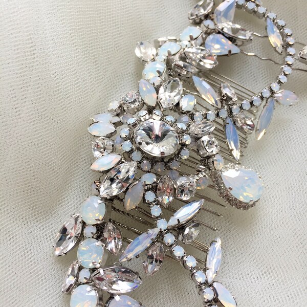 bridal headpieces swarovski crystals