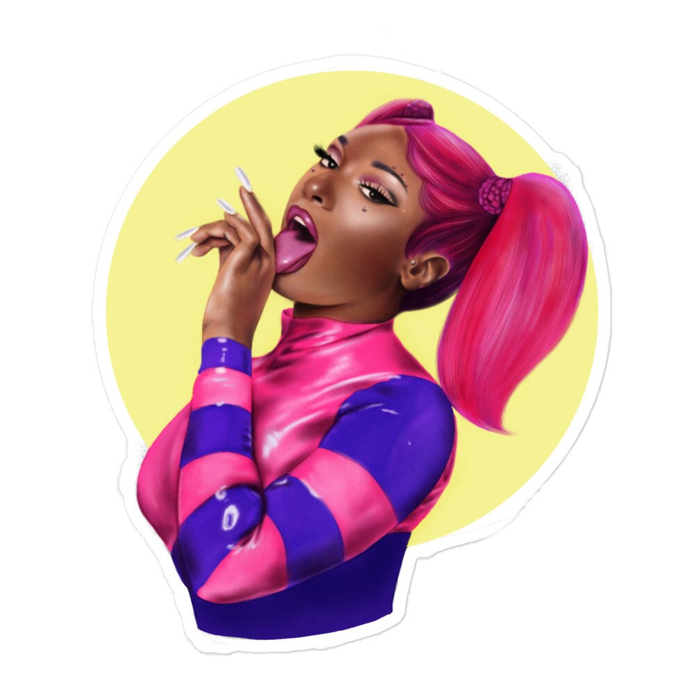 Megan Thee Stallion Sticker Etsy