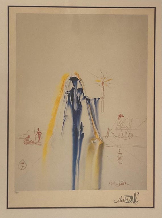 Salvador Dalí lithograph 限定175 Salvador Dalí lithograph 限定175 Salvador Dali Don Quixote