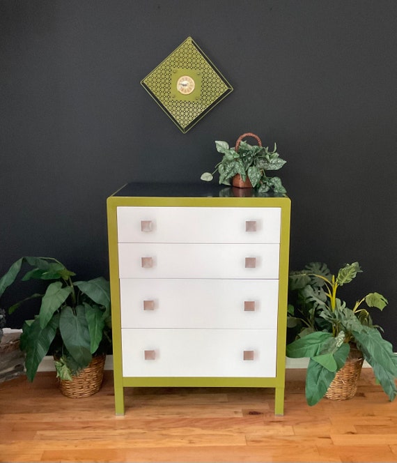 Simmons 4 Drawer Enameled Metal Dresser Fully Restored, Circa 1930's -  1940's - Etsy New Zealand