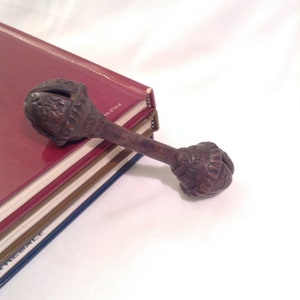 Rare Vintage Brass Bell Rattle, circa 50&#39;s