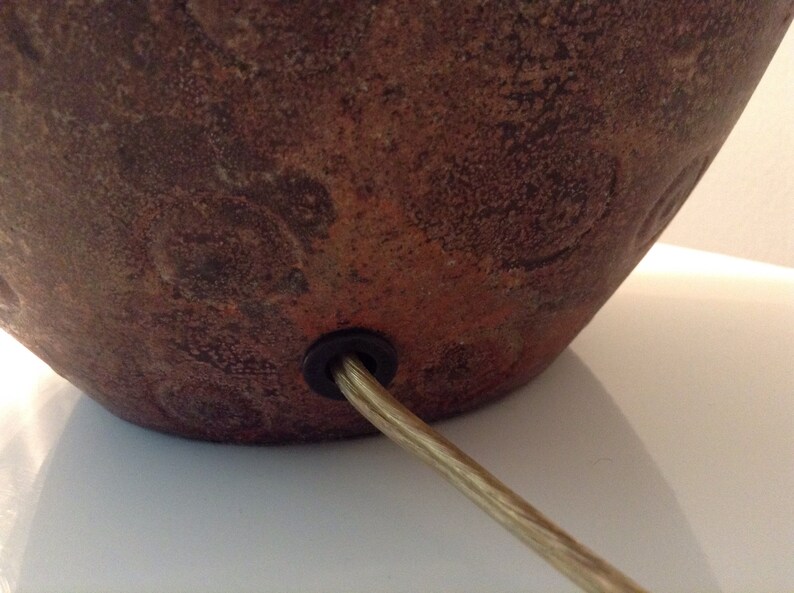 Patinated Copper Lamps A Pair