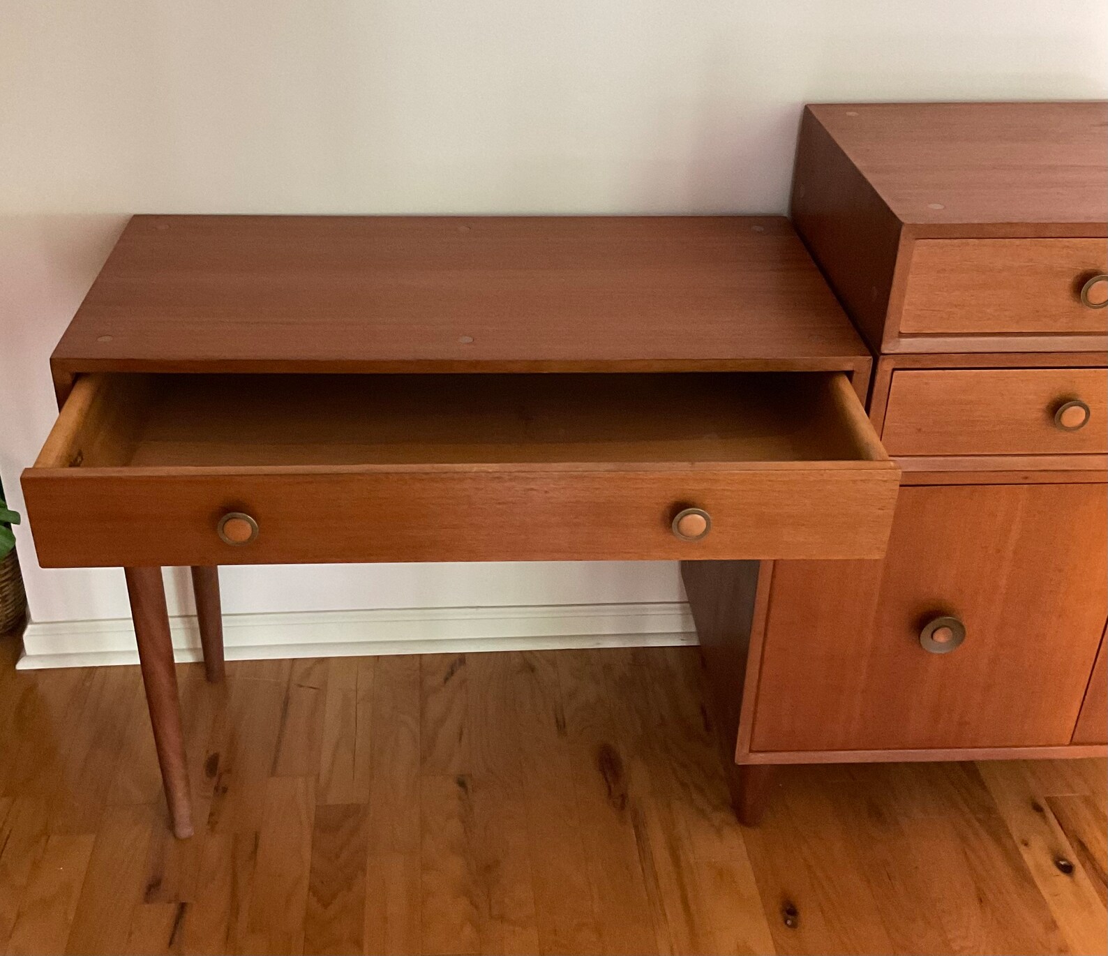Vintage MENGEL PERMANIZED FURNITURE Modular Fourpiece Desk Etsy