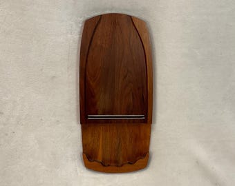 Vintage Wall Mounted Magnetic Knife Holder Mid Century Danish Modern Style