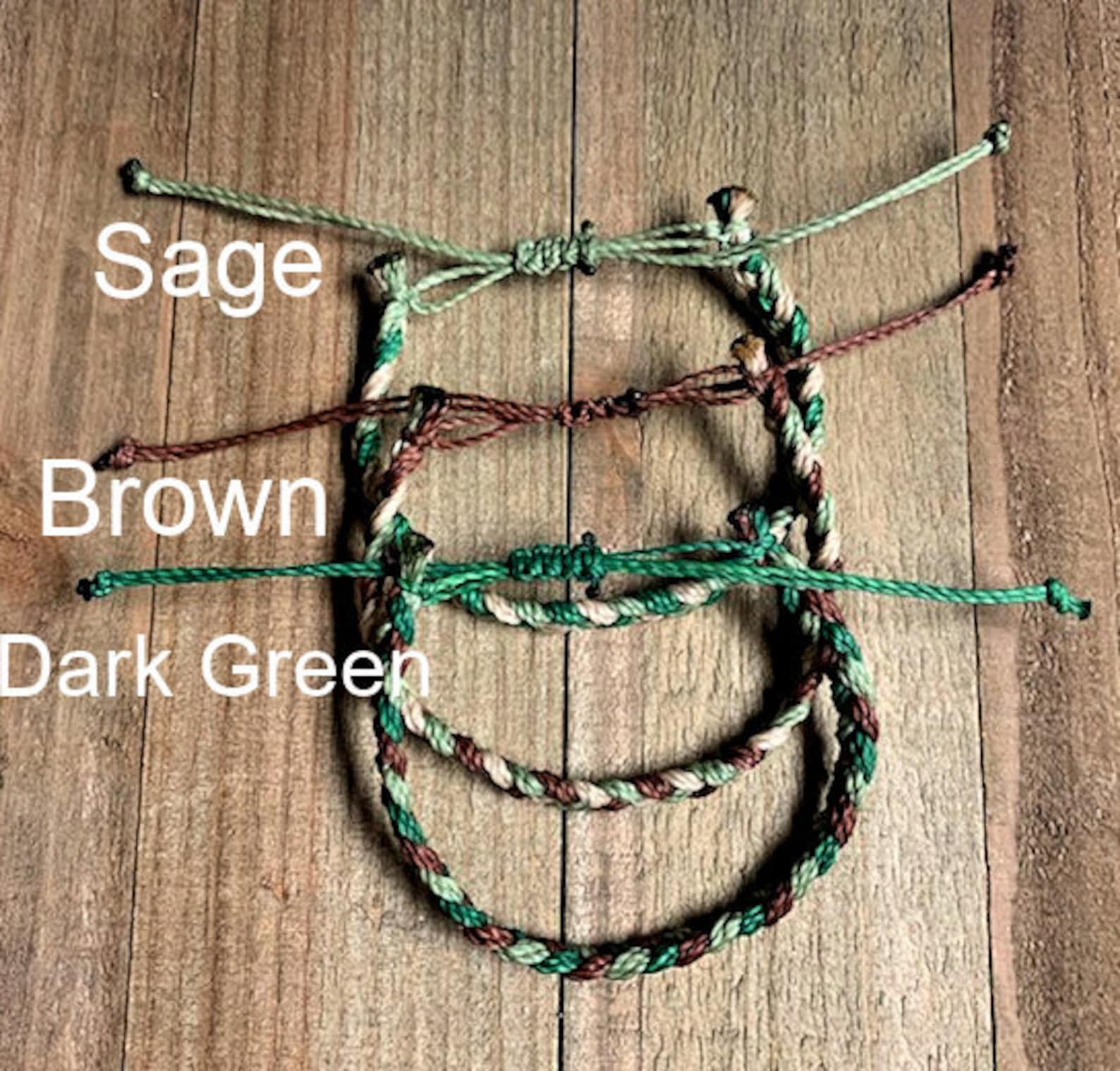 Camo Friendship Bracelet Set Woven Camo Bracelets Camo Etsy