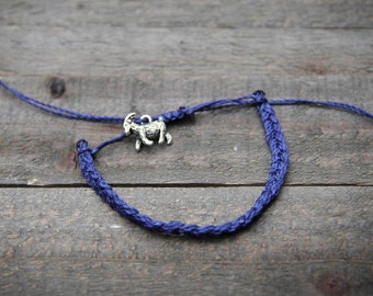 goat charm bracelet, braided friendship bracelets, goat bracelet, friendship bracelet with charm, goat lovers gift, goat jewelry