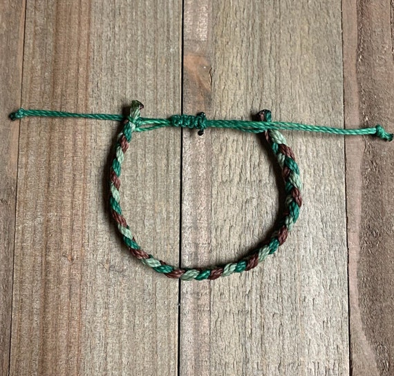 Camo Friendship Bracelet Woven Camo Bracelet Camo Bracelet Etsy