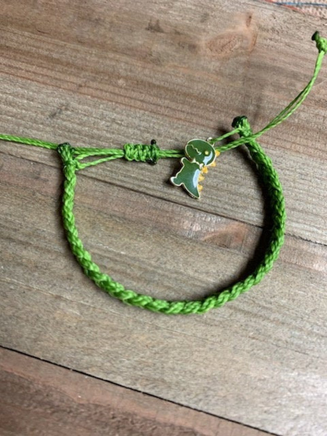 Dinosaur Friendship Bracelet Dinosaur Bracelet Dinosaur Etsy