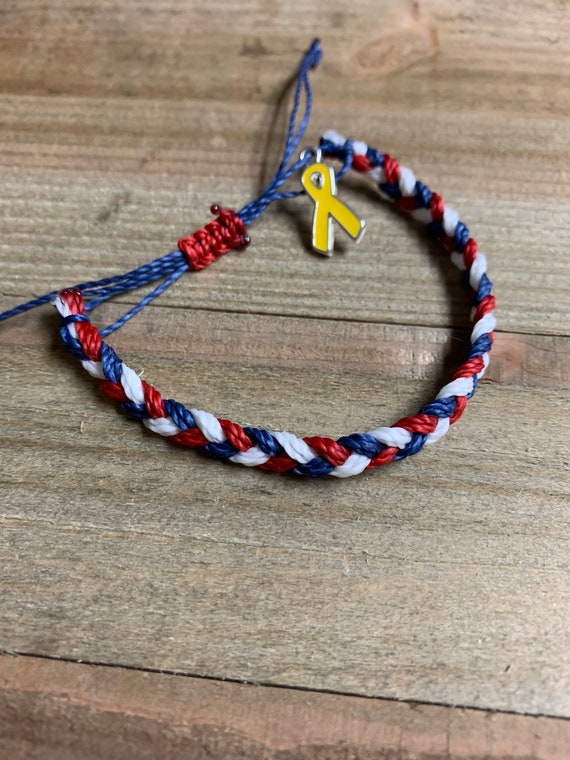 Patriotic Ribbon Bracelet