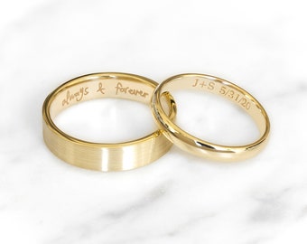 Laser Engraving Service for Jewelry - Monograms, Initials, Names, Dates, Quotes