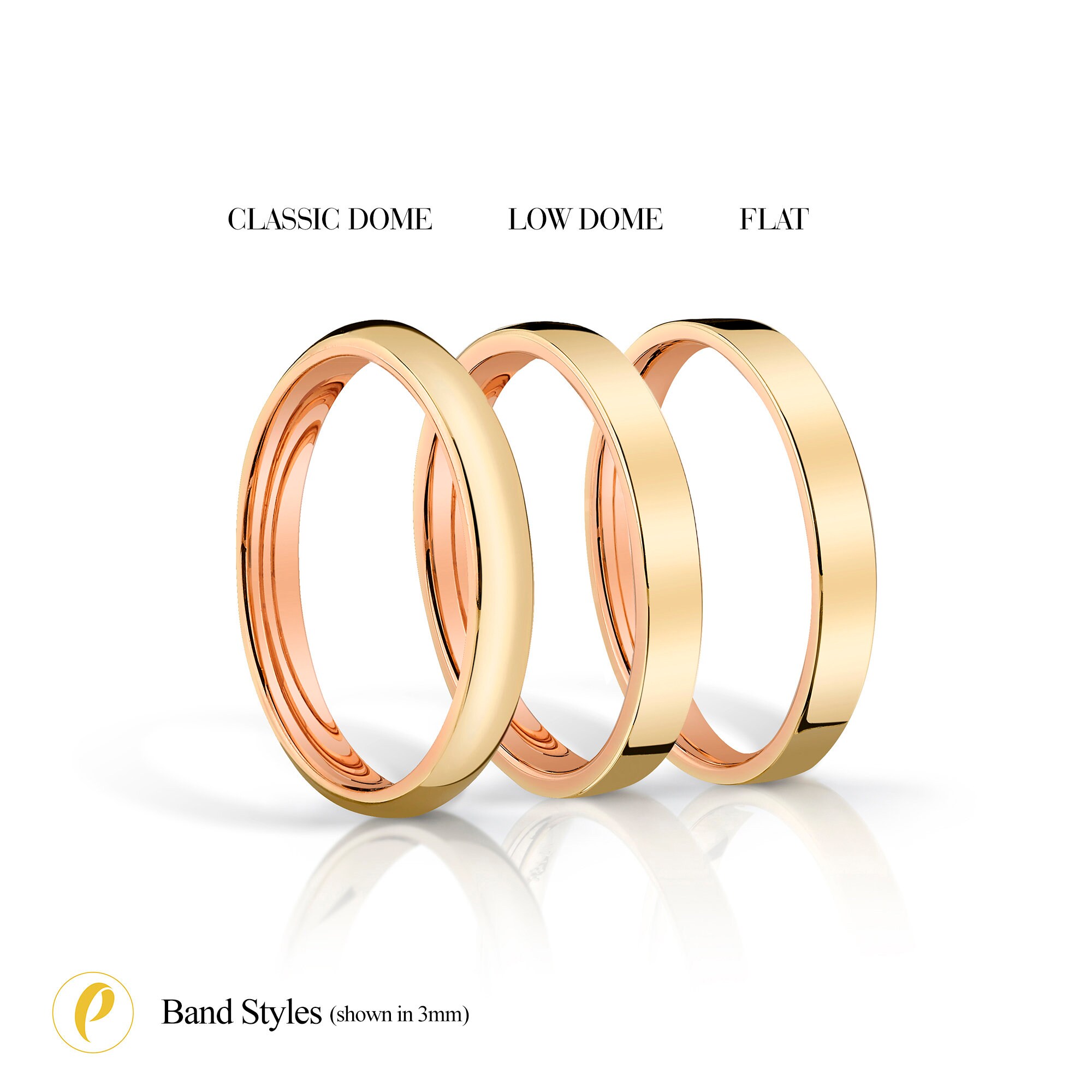 14K Two-Tone Gold Double Leaf Filigree Cocktail Ring - High Polish Statement Ring (Size 5.75) - View #12