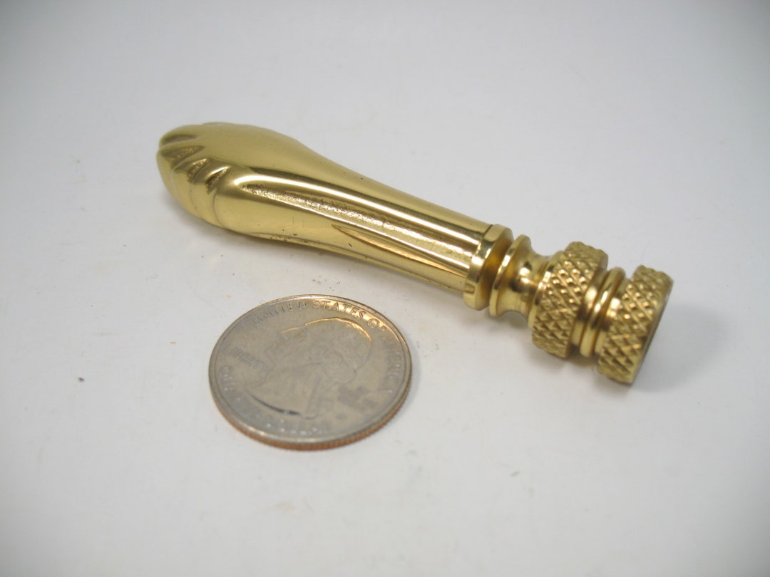 Lamp Finial Solid Brass Bright Finish Lampshade Finials Standard Size