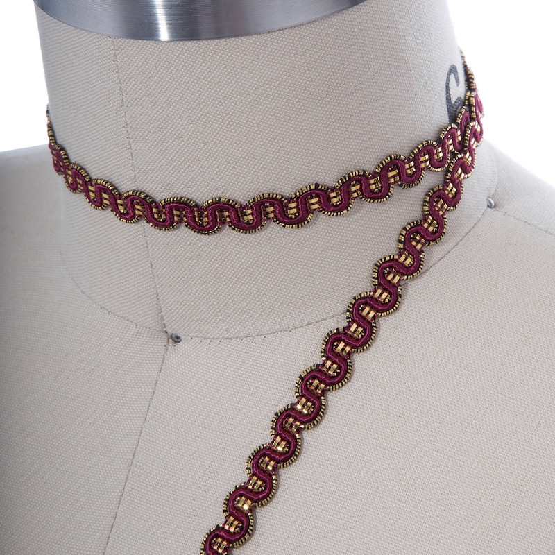 Vintage Trim Maroon - Etsy