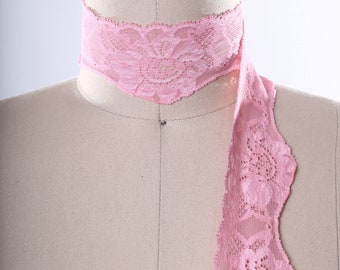 lime pink dusty rose coffee coral 2 yards beaded stretch lace trim u pick color lime pink dusty rose coffee coral 2 yards beaded stretch lace trim u pick color