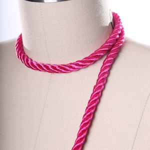 Magenta Satinband. Hot Pink Satin Kordelband / Satin Kordelband / Magenta Satinband
