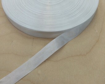 White Seam Binding 1/2" 150 Yards Wholesale Complete Roll Rayon