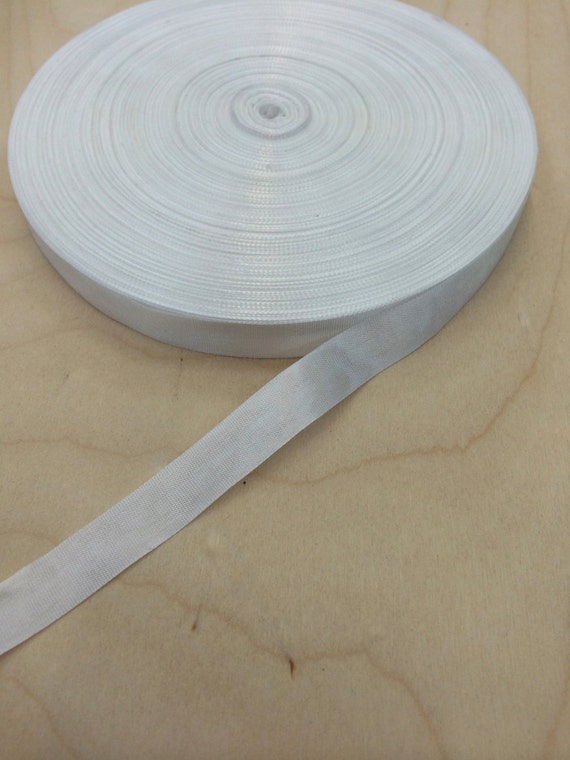 150 Yards Wholesale Complete Roll White Seam Binding 1/2 Rayon 