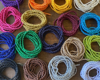 Satin Rope Trim: 1/8" Twisted Cord