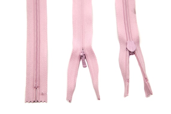 Baby Pink Ykk Invisible Zipper 24 Length Size 3 Teeth Dress Zipper