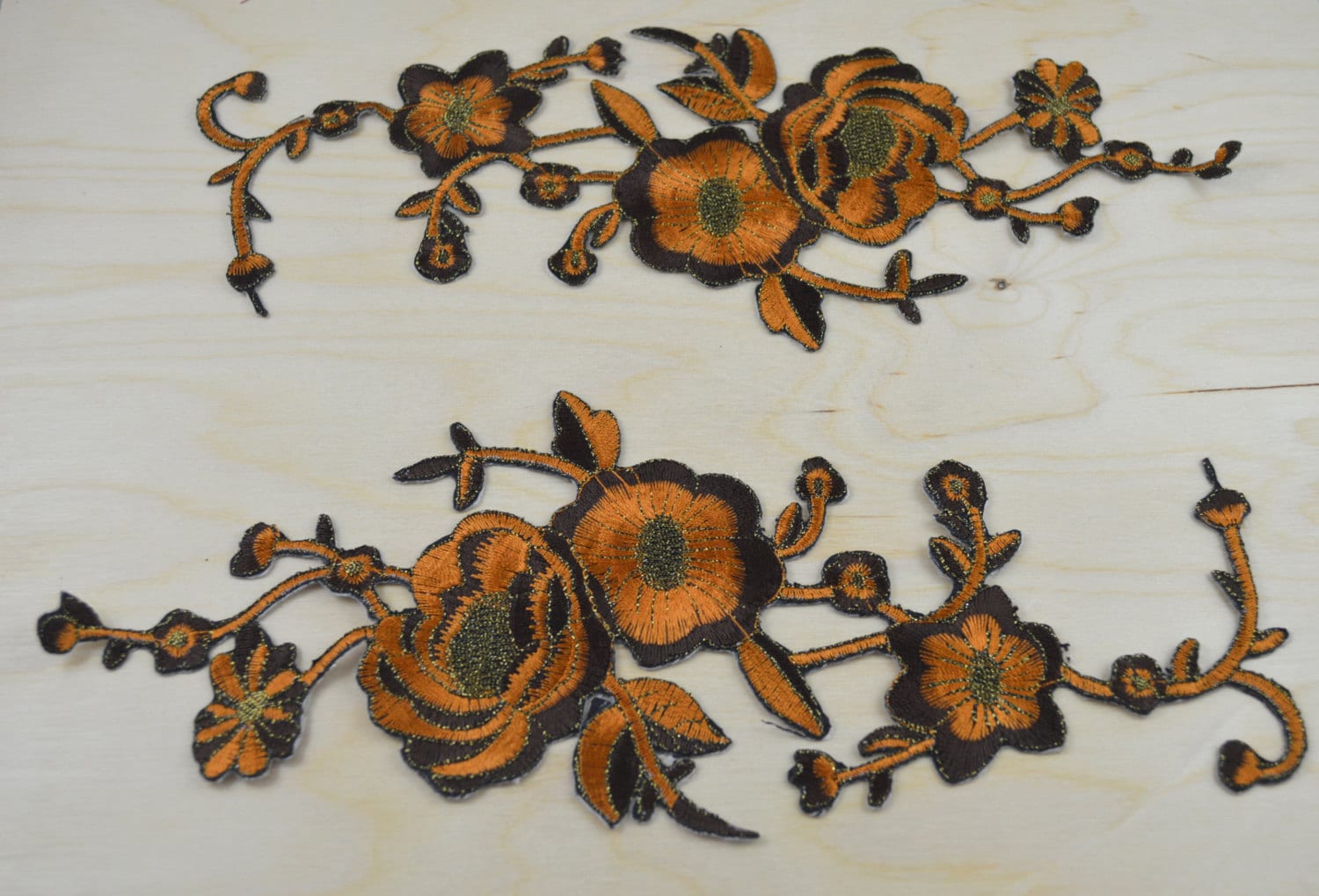 Appliques Ricamate A Forma Di Rosa Nera, 15 Pezzi In 3 Misure - Toppe Da Stirare Per Riparare O Decorare Vestiti E Accessori - Foto 1