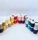 All Purpose Sewing Thread Polyester Thread Spools For Sewing Machines and Hand Sewing Thread Small Spools Thread  Thread Yellow  200 Yards 