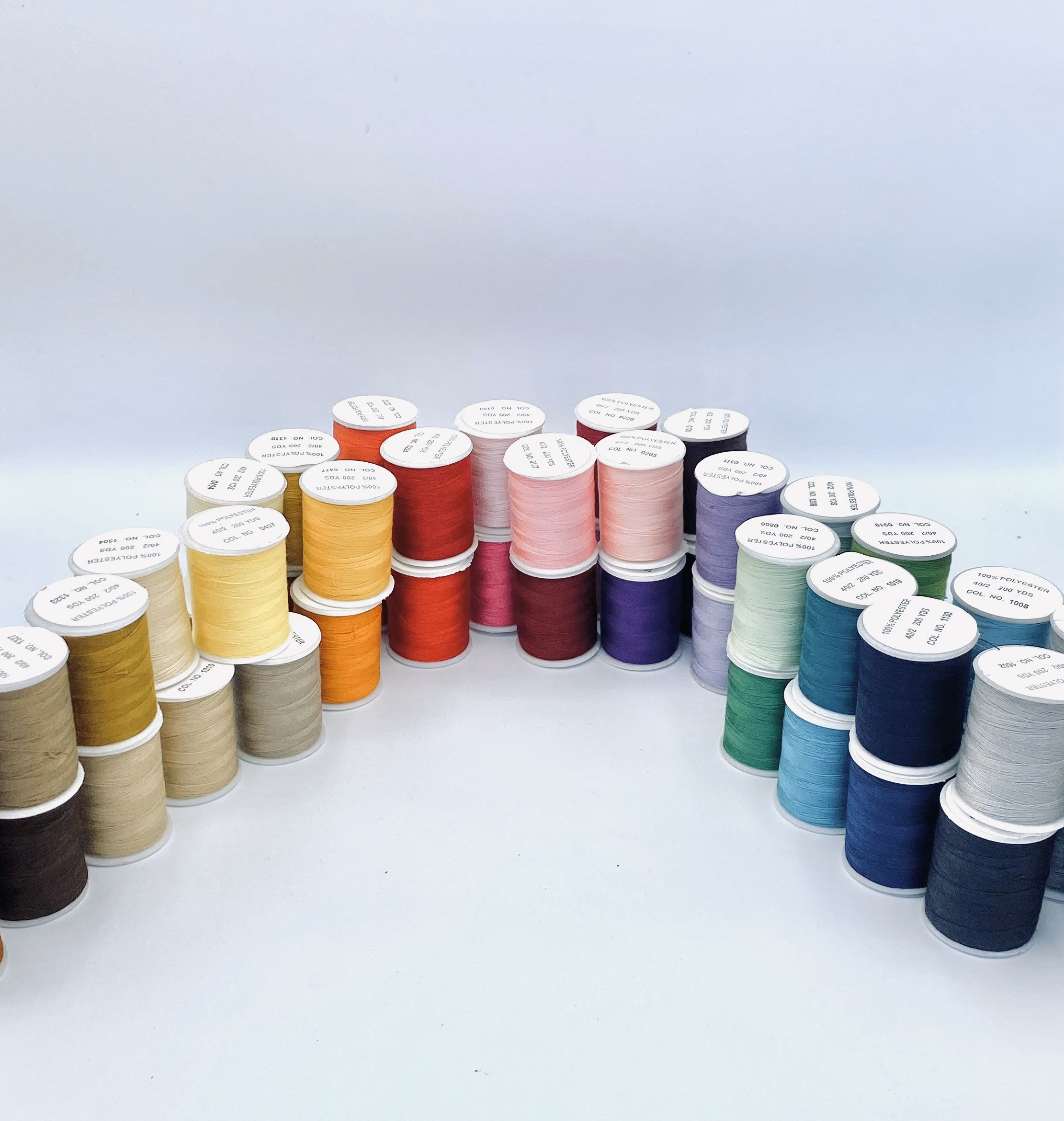 Sewing Thread Cotton Black Thread Mixed Cotton Thread Kit 1000 Yards Per  Spools