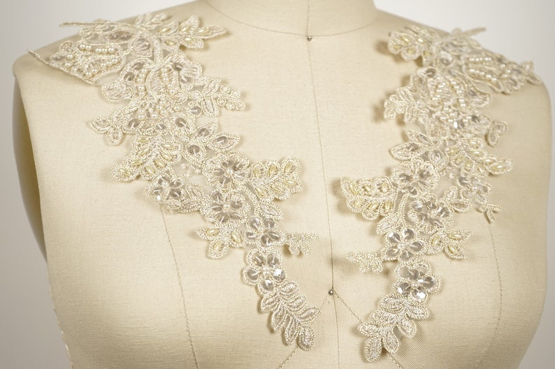 Antique Gold Applique Beaded Antique Gold Applique. Beautiful Etsy