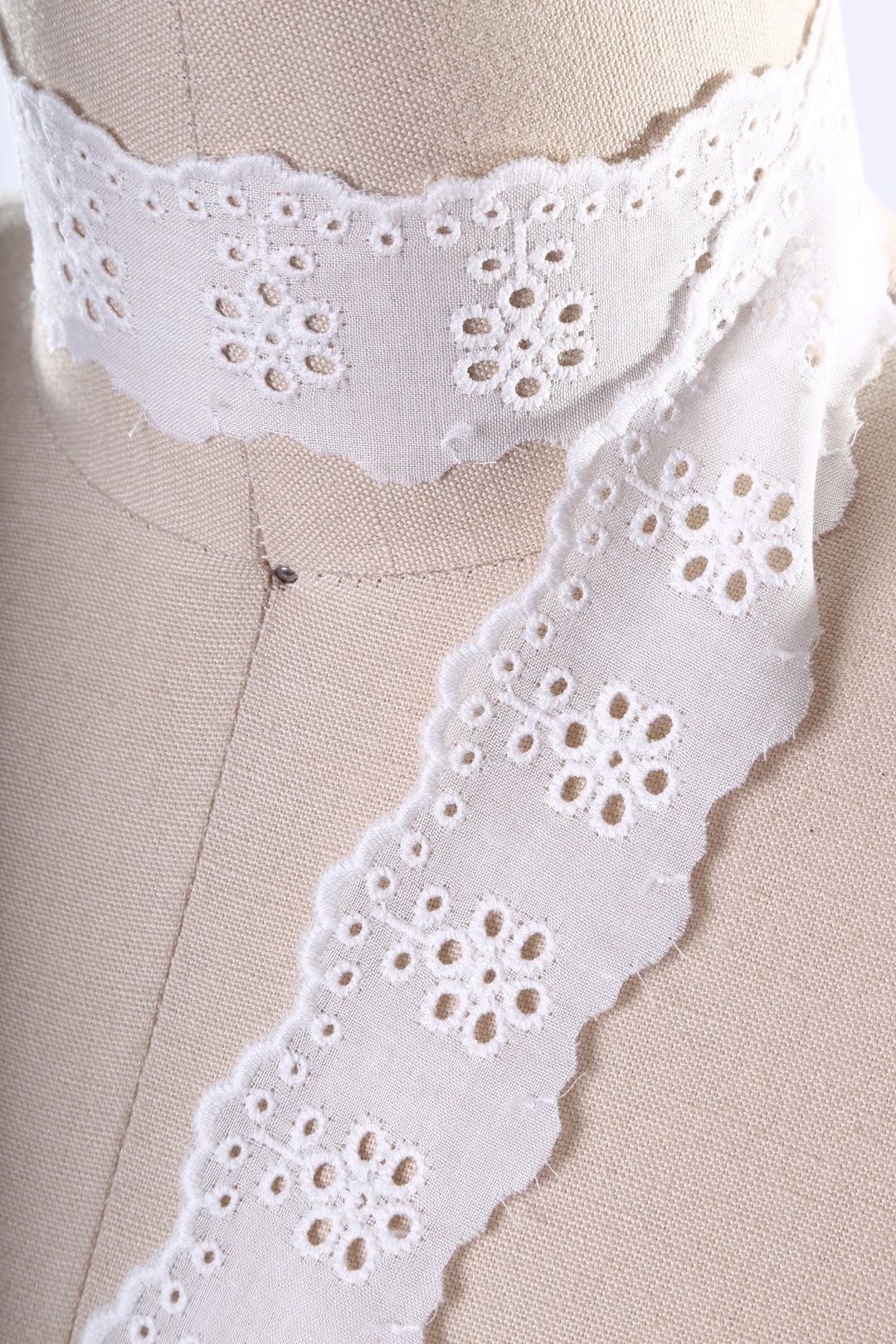 Lot De 5 Rouleaux De Dentelle Blanche En Coton – 5m X 1-2 Cm, Style Vintage Pour DIY, Mariage, Décoration