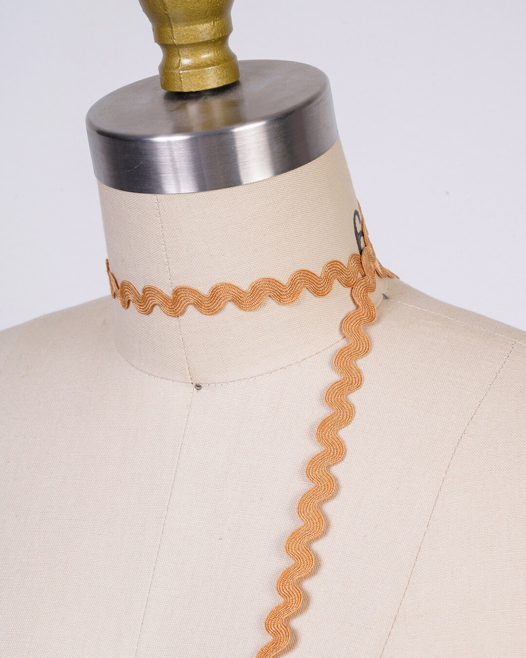 Tan Ric Rac Trim 50 Yards Tan Ric Rac Trim: Beige Zig Zag Ribbon - Etsy