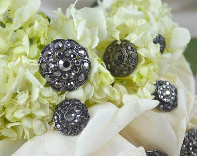 5 to 20 Piece Set Rhinestone Buttons annelise 24mm RS-032 - Etsy